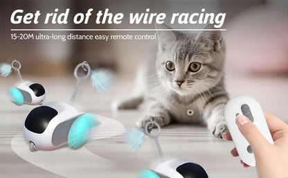 Brinquedo Inteligente para Gatos – Diversão Automática e Interativa
