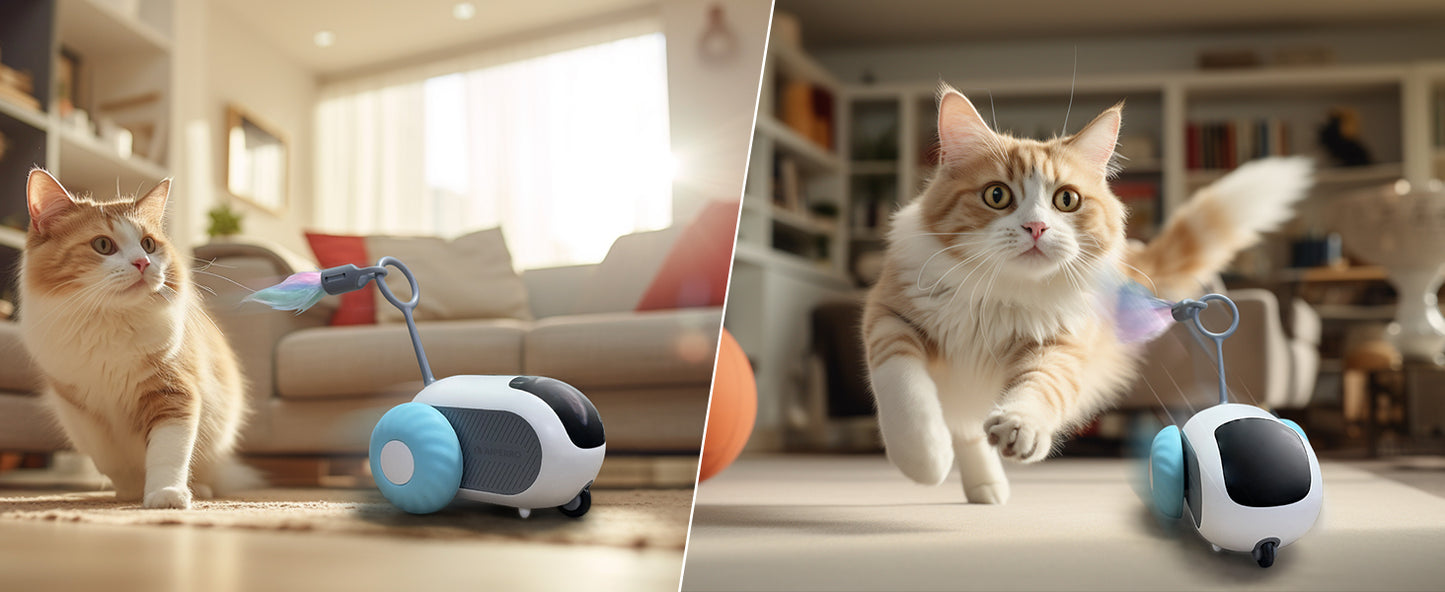 Brinquedo Inteligente para Gatos – Diversão Automática e Interativa